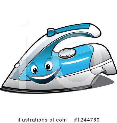 Royalty-Free (RF) Iron Clipart Illustration by Vector Tradition SM - Stock Sample #1244780