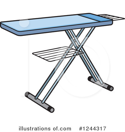 Ironing Board Clipart #1244317 by Lal Perera