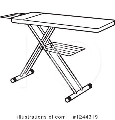 Royalty-Free (RF) Ironing Clipart Illustration by Lal Perera - Stock Sample #1244319