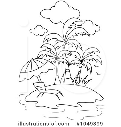 Royalty-Free (RF) Island Clipart Illustration by BNP Design Studio - Stock Sample #1049899