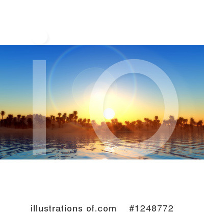 Royalty-Free (RF) Island Clipart Illustration by KJ Pargeter - Stock Sample #1248772