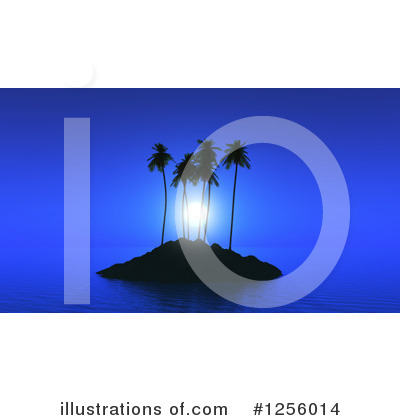 Royalty-Free (RF) Island Clipart Illustration by KJ Pargeter - Stock Sample #1256014