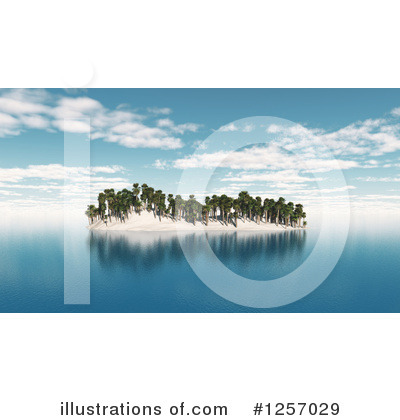 Royalty-Free (RF) Island Clipart Illustration by KJ Pargeter - Stock Sample #1257029