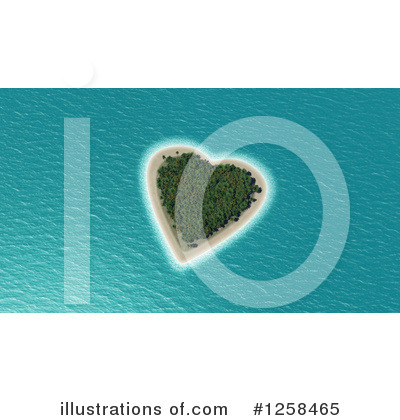 Royalty-Free (RF) Island Clipart Illustration by KJ Pargeter - Stock Sample #1258465