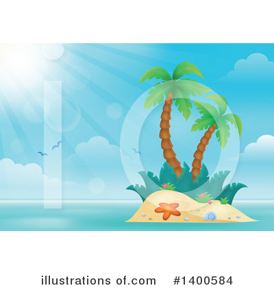 Royalty-Free (RF) Island Clipart Illustration by visekart - Stock Sample #1400584
