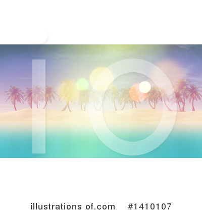 Royalty-Free (RF) Island Clipart Illustration by KJ Pargeter - Stock Sample #1410107