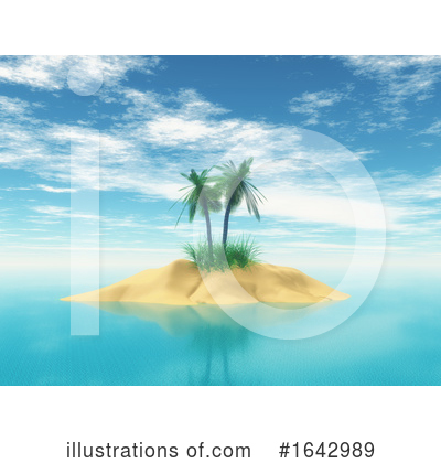 Royalty-Free (RF) Island Clipart Illustration by KJ Pargeter - Stock Sample #1642989