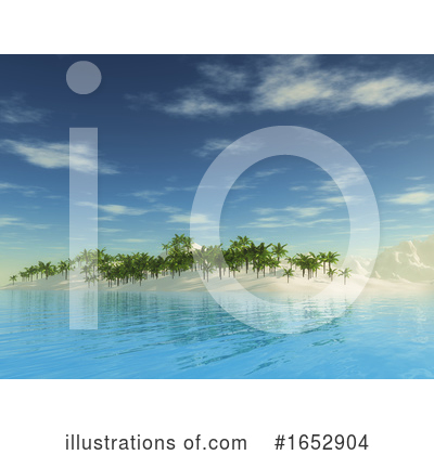 Royalty-Free (RF) Island Clipart Illustration by KJ Pargeter - Stock Sample #1652904
