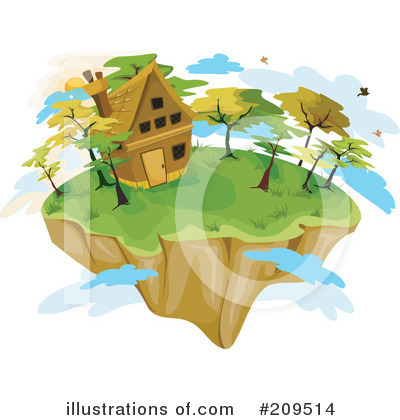 Royalty-Free (RF) Island Clipart Illustration by BNP Design Studio - Stock Sample #209514