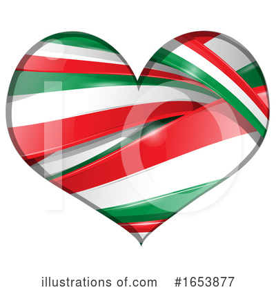 Italy Flag Clipart #1653877 by Domenico Condello