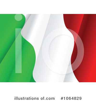 Royalty-Free (RF) Italy Flag Clipart Illustration by Vector Tradition SM - Stock Sample #1064829
