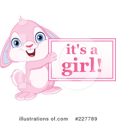 Royalty-Free (RF) Its A Girl Clipart Illustration by yayayoyo - Stock Sample #227789