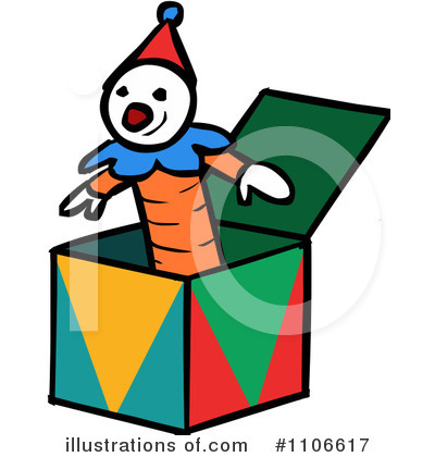 Royalty-Free (RF) Jack In The Box Clipart Illustration by Cartoon Solutions - Stock Sample #1106617