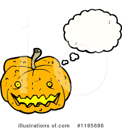 Royalty-Free (RF) Jack-O-Lantern Clipart Illustration by lineartestpilot - Stock Sample #1185686