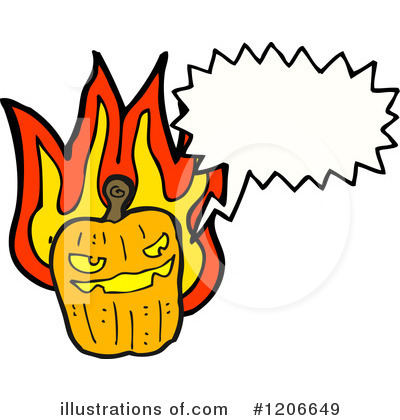 Royalty-Free (RF) Jack-O-Lantern Clipart Illustration by lineartestpilot - Stock Sample #1206649