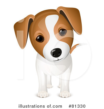 Royalty-Free (RF) Jack Russell Terrier Clipart Illustration by Oligo - Stock Sample #81330