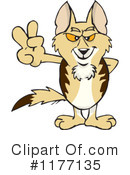 Jackal Clipart #1177135 by Dennis Holmes Designs