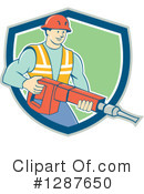 Jackhammer Clipart #1287650 by patrimonio