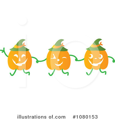 Halloween Pumpkin Clipart #1080153 by Rosie Piter