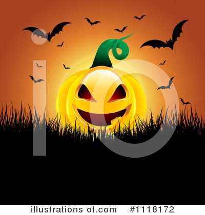 Halloween Pumpkins Clipart #1118172 by KJ Pargeter