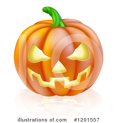 Royalty-Free (RF) Jackolantern Clipart Illustration by AtStockIllustration - Stock Sample #1201557