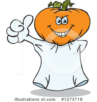 Pumpkin Clipart #1273718 by Dennis Holmes Designs