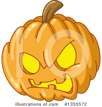 Halloween Pumpkin Clipart #1355572 by yayayoyo