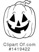 Jackolantern Clipart #1419422 by visekart