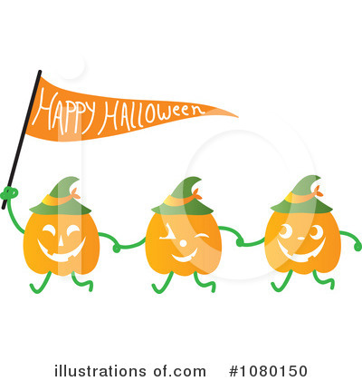 Halloween Pumpkin Clipart #1080150 by Rosie Piter