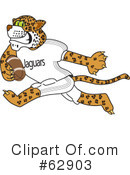 Jaguar Character Clipart #62903 by Mascot Junction