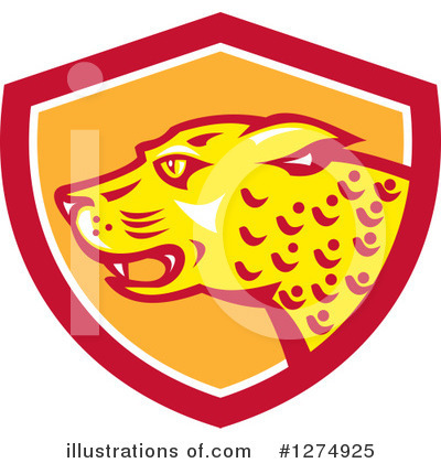 Royalty-Free (RF) Jaguar Clipart Illustration by patrimonio - Stock Sample #1274925