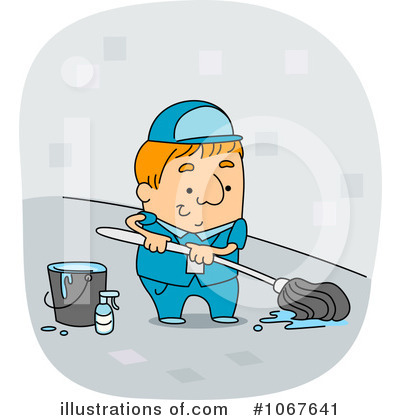 Janitor Clipart #1067641 by BNP Design Studio