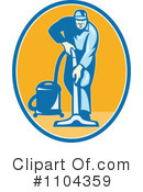 Janitor Clipart #1104359 by patrimonio