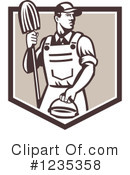 Janitor Clipart #1235358 by patrimonio