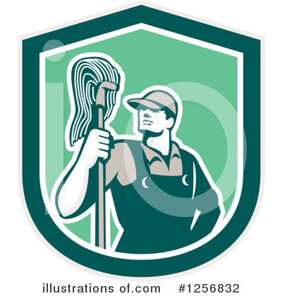 Janitor Clipart #1256832 by patrimonio