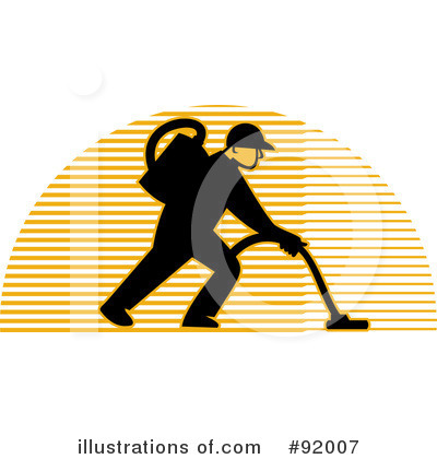 Royalty-Free (RF) Janitorial Clipart Illustration by patrimonio - Stock Sample #92007