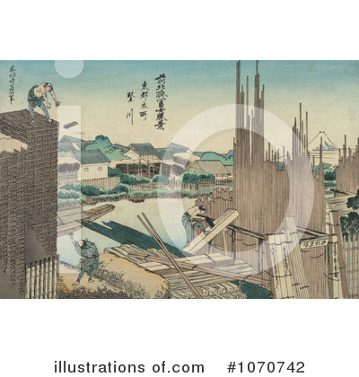 Royalty-Free (RF) Japanese Art Clipart Illustration by JVPD - Stock Sample #1070742