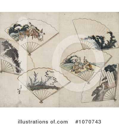 Royalty-Free (RF) Japanese Art Clipart Illustration by JVPD - Stock Sample #1070743