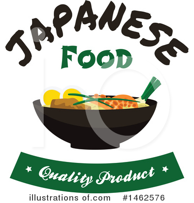 Royalty-Free (RF) Japanese Food Clipart Illustration by Vector Tradition SM - Stock Sample #1462576