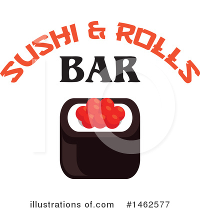 Royalty-Free (RF) Japanese Food Clipart Illustration by Vector Tradition SM - Stock Sample #1462577