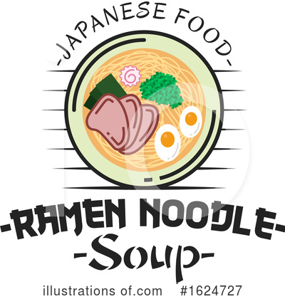 Royalty-Free (RF) Japanese Food Clipart Illustration by Vector Tradition SM - Stock Sample #1624727