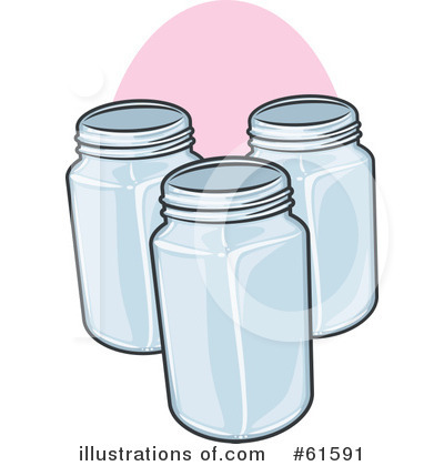 Royalty-Free (RF) Jars Clipart Illustration by r formidable - Stock Sample #61591