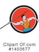 Javelin Clipart #1403677 by patrimonio