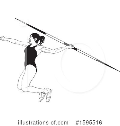 Royalty-Free (RF) Javelin Clipart Illustration by Lal Perera - Stock Sample #1595516