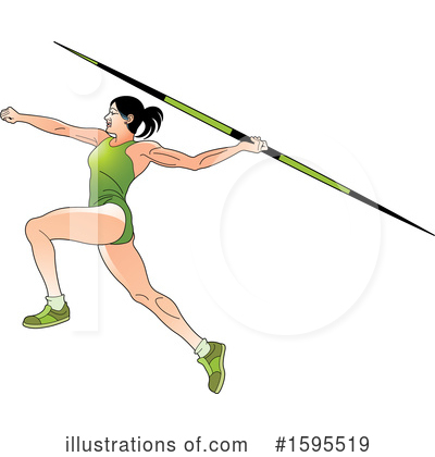 Royalty-Free (RF) Javelin Clipart Illustration by Lal Perera - Stock Sample #1595519