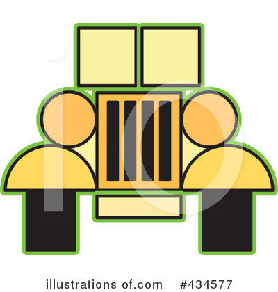 Royalty-Free (RF) Jeep Clipart Illustration by Lal Perera - Stock Sample #434577
