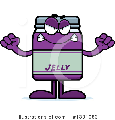Royalty-Free (RF) Jelly Mascot Clipart Illustration by Cory Thoman - Stock Sample #1391083