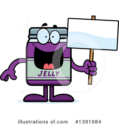 Royalty-Free (RF) Jelly Mascot Clipart Illustration by Cory Thoman - Stock Sample #1391084