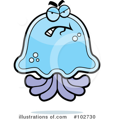Jellyfish Clipart #102730 by Cory Thoman