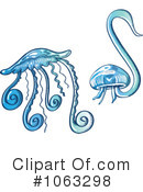 Jellyfish Clipart #1063298 by Zooco